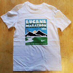 Nike Eugene Marathon 2022 Youth Small Size YS Shirt T-Shirt Running Oregon